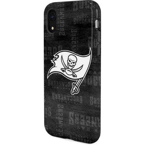 NFL Tampa Bay Buccaneers Black & White iPhone XR Pro Case