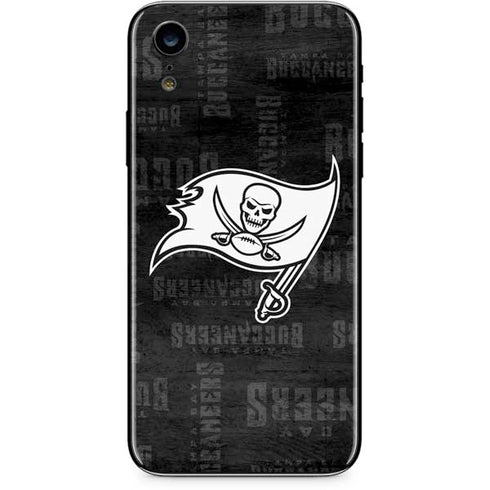 NFL Tampa Bay Buccaneers Black & White iPhone XR Skin