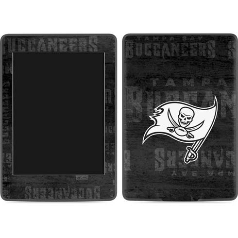NFL Tampa Bay Buccaneers Black & White Amazon Kindle Skin
