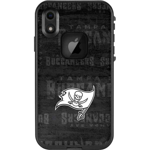 NFL Tampa Bay Buccaneers Black & White LifeProof Fre iPhone Skin