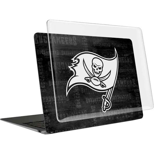 NFL Tampa Bay Buccaneers Black & White MacBook Air 13in (2020) Case plus Skin
