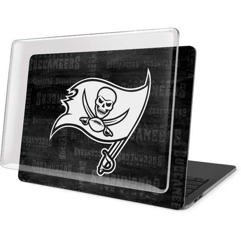 NFL Tampa Bay Buccaneers Black & White MacBook Pro 13in (2020) Case plus Skin