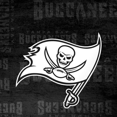NFL Tampa Bay Buccaneers Black & White Moto G6 Skin