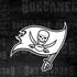 NFL Tampa Bay Buccaneers Black & White Moto G6 Skin