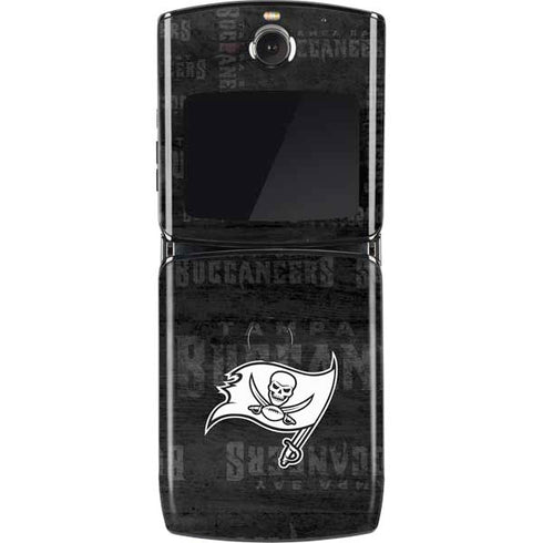 NFL Tampa Bay Buccaneers Black & White Motorola RAZR Skin