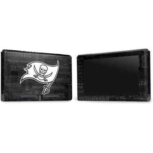 NFL Tampa Bay Buccaneers Black & White Nintendo Switch Bundle Skin