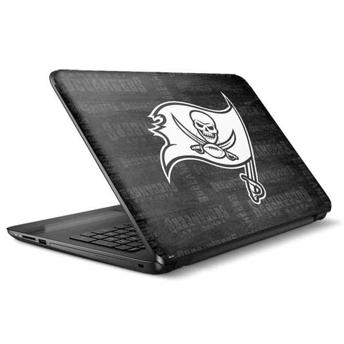 NFL Tampa Bay Buccaneers Black & White HP Notebook Skin