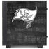 NFL Tampa Bay Buccaneers Black & White NZXT H510 Compact ATX Mid-Tower Case Skin