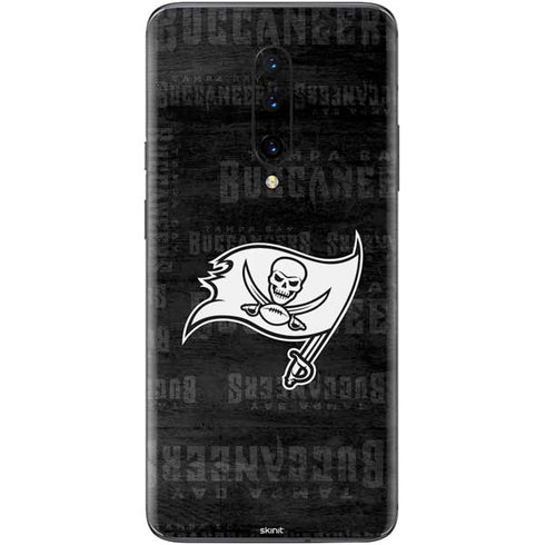 NFL Tampa Bay Buccaneers Black & White OnePlus 7 Pro Skin