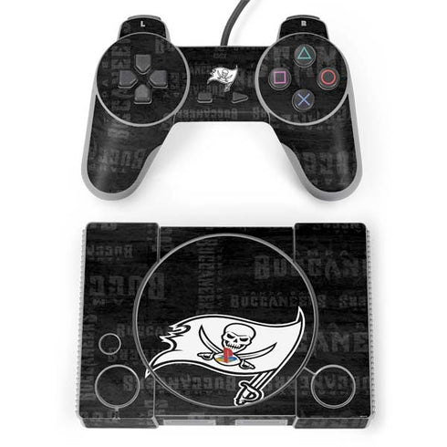 NFL Tampa Bay Buccaneers Black & White PlayStation Classic Bundle Skin