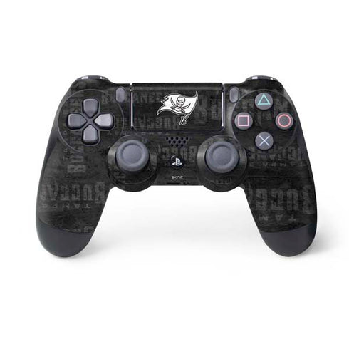 NFL Tampa Bay Buccaneers Black & White PS4 Controller Skin