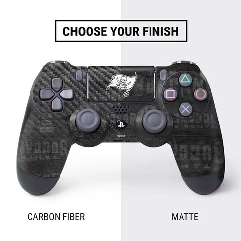 NFL Tampa Bay Buccaneers Black & White PS4 Controller Skin