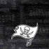 NFL Tampa Bay Buccaneers Black & White PS4 Slim Skin