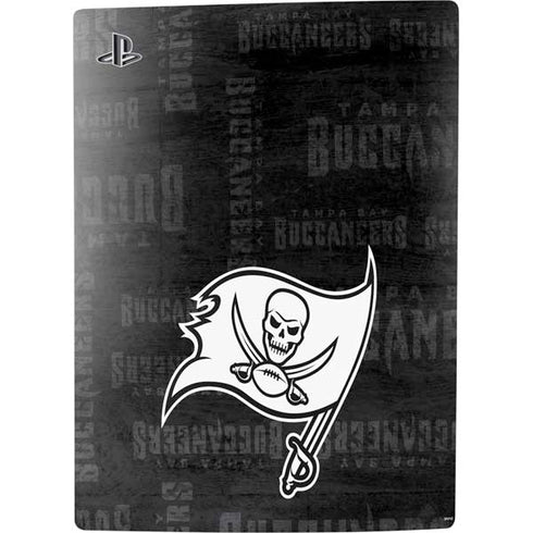 NFL Tampa Bay Buccaneers Black & White PS5 Bundle Skin