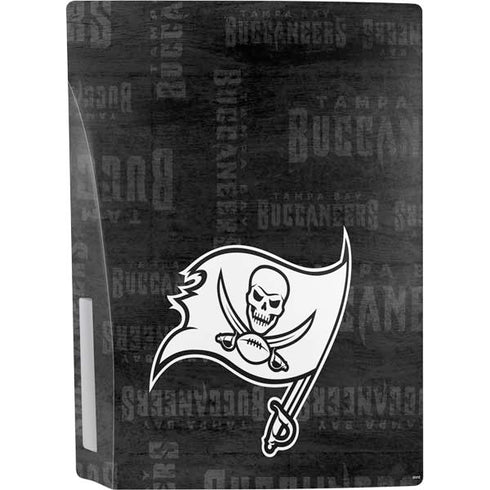 NFL Tampa Bay Buccaneers Black & White PS5 Bundle Skin