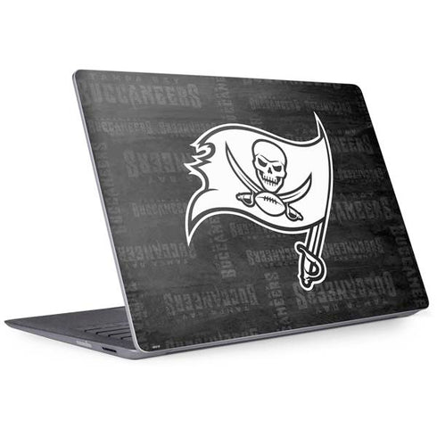NFL Tampa Bay Buccaneers Black & White Surface Laptop 2 Skin