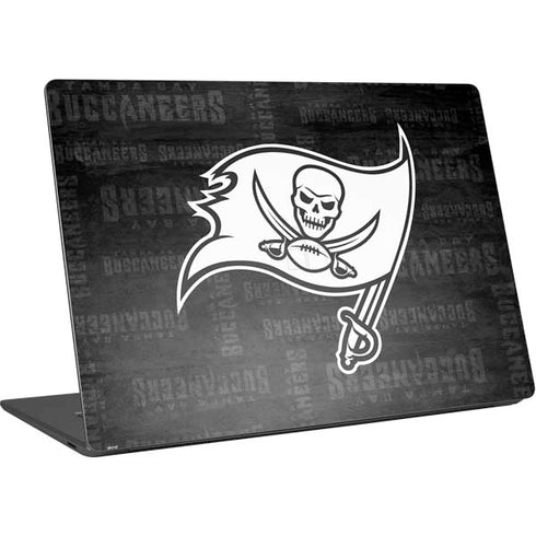NFL Tampa Bay Buccaneers Black & White Surface Laptop 4 15in Skin