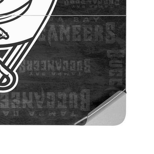 NFL Tampa Bay Buccaneers Black & White Surface Laptop Studio Skin