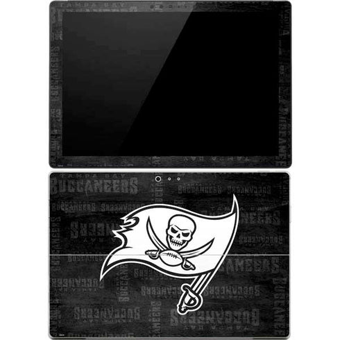 NFL Tampa Bay Buccaneers Black & White Surface Pro 4 Skin
