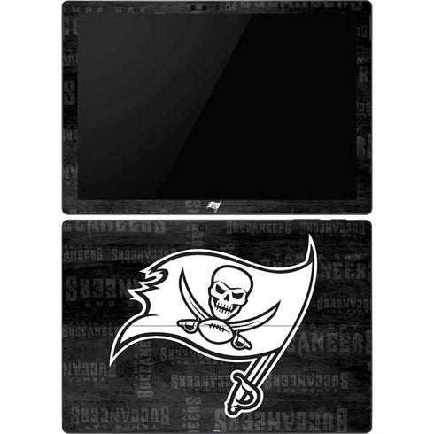 NFL Tampa Bay Buccaneers Black & White Surface Pro 6 Skin