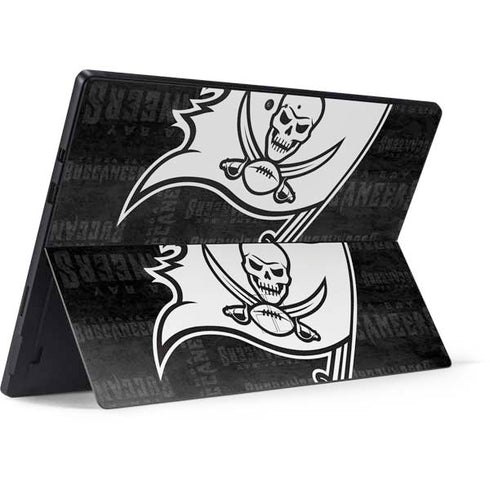 NFL Tampa Bay Buccaneers Black & White Surface Pro 6 Skin