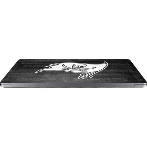 NFL Tampa Bay Buccaneers Black & White Universal Laptop 12in (9.8 x 6.8in) Skin