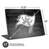 NFL Tampa Bay Buccaneers Black & White Universal Laptop 17in (13.8 x 10in) Skin
