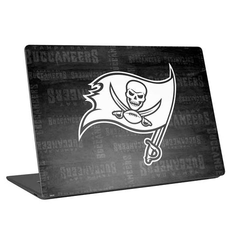 NFL Tampa Bay Buccaneers Black & White Universal Laptop 17in (13.8 x 10in) Skin