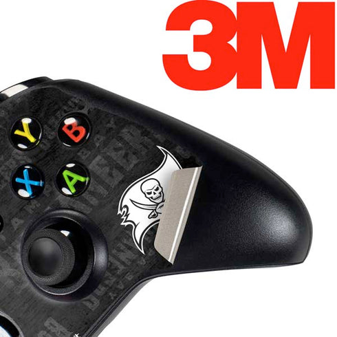 NFL Tampa Bay Buccaneers Black & White Xbox One Controller Skin