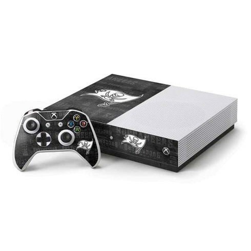 NFL Tampa Bay Buccaneers Black & White Xbox One Skins