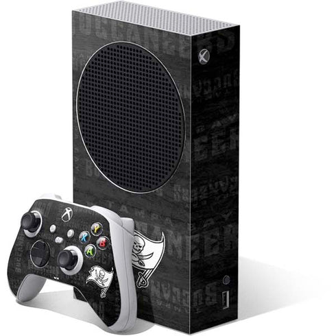 NFL Tampa Bay Buccaneers Black & White Xbox Series S Skins