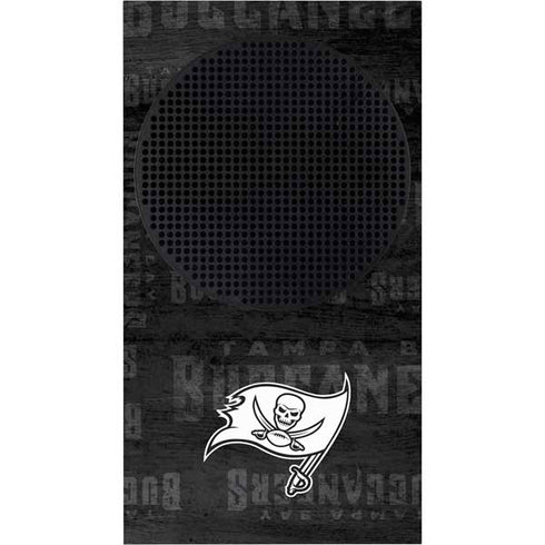 NFL Tampa Bay Buccaneers Black & White Xbox Series S Console Skin