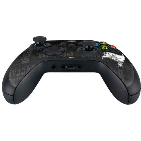 NFL Tampa Bay Buccaneers Black & White Xbox Series X Controller Skin