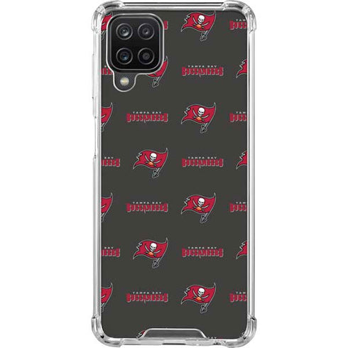 NFL Tampa Bay Buccaneers Blitz Series Galaxy A12 Clear Case