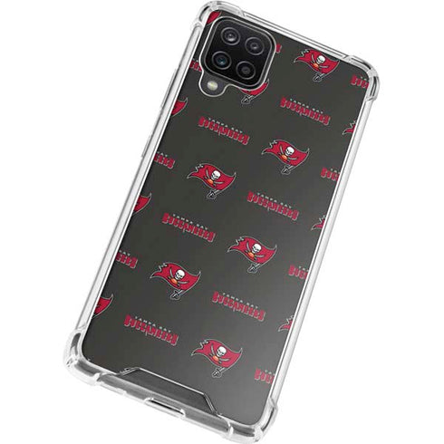 NFL Tampa Bay Buccaneers Blitz Series Galaxy A12 Clear Case