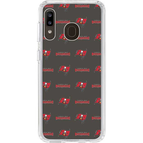 NFL Tampa Bay Buccaneers Blitz Series Galaxy A20 Clear Case