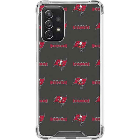 NFL Tampa Bay Buccaneers Blitz Series Galaxy A72 5G Clear Case