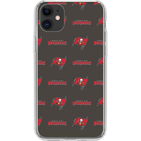 NFL Tampa Bay Buccaneers Blitz Series iPhone 11 Clear Case