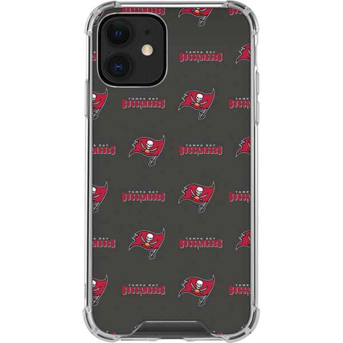 NFL Tampa Bay Buccaneers Blitz Series iPhone 12 Clear Case