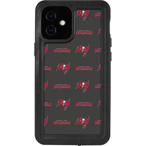 NFL Tampa Bay Buccaneers Blitz Series iPhone 12 Mini Waterproof Case