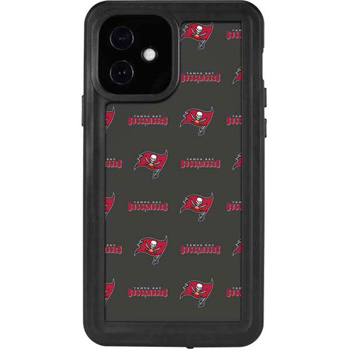 NFL Tampa Bay Buccaneers Blitz Series iPhone 12 Waterproof Case