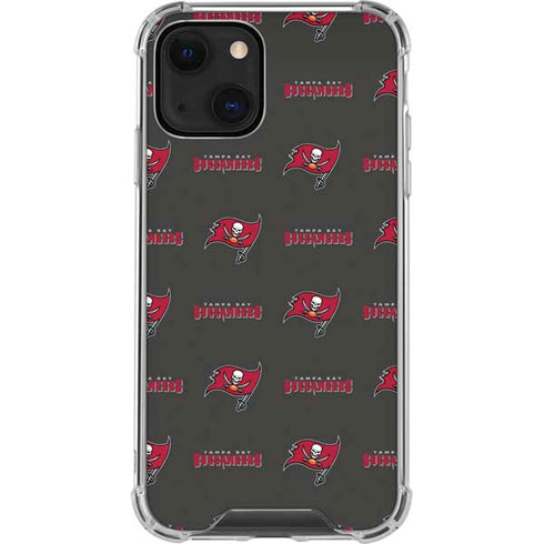 NFL Tampa Bay Buccaneers Blitz Series iPhone 13 Clear Case