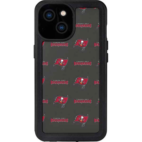 NFL Tampa Bay Buccaneers Blitz Series iPhone 13 Mini Waterproof Case
