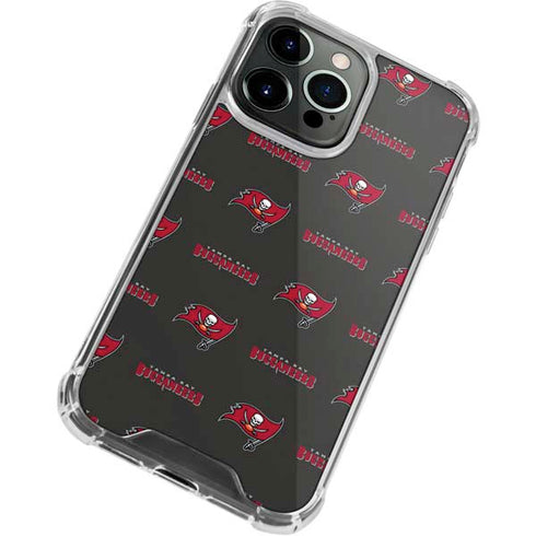 NFL Tampa Bay Buccaneers Blitz Series iPhone 13 Pro Clear Case
