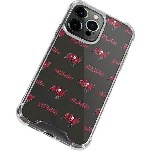 NFL Tampa Bay Buccaneers Blitz Series iPhone 13 Pro Max Clear Case