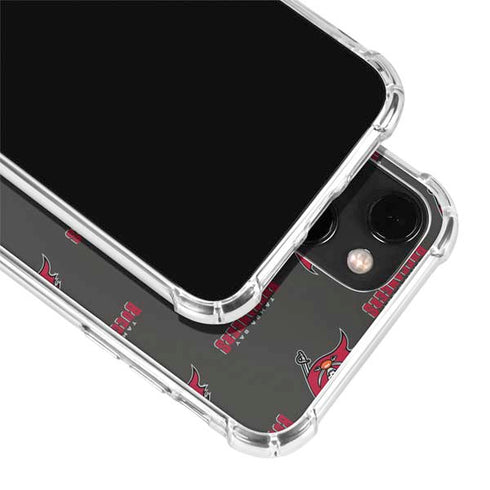 NFL Tampa Bay Buccaneers Blitz Series iPhone 15 Plus Clear Case