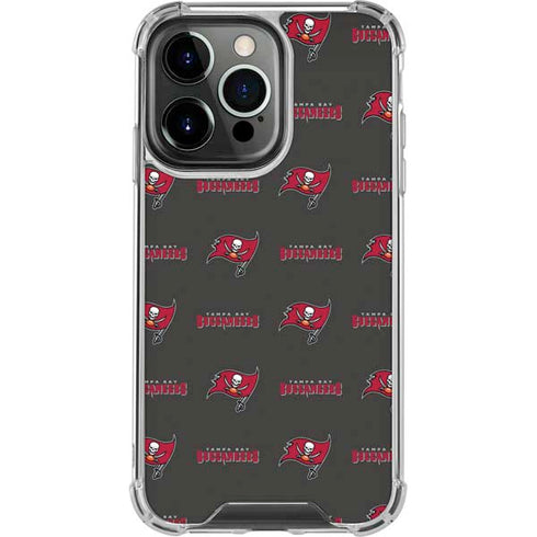 NFL Tampa Bay Buccaneers Blitz Series iPhone 14 Pro Clear Case