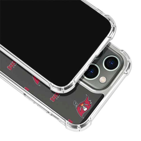 NFL Tampa Bay Buccaneers Blitz Series iPhone 15 Pro Clear Case