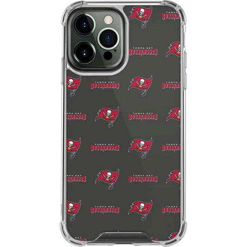 NFL Tampa Bay Buccaneers Blitz Series iPhone 15 Pro Max Clear Case