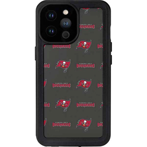 NFL Tampa Bay Buccaneers Blitz Series iPhone 14 Pro Max Waterproof Case